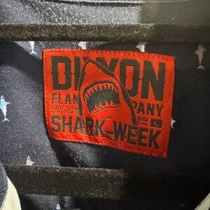 DIXXON Shark Patterned Flannel Shirt